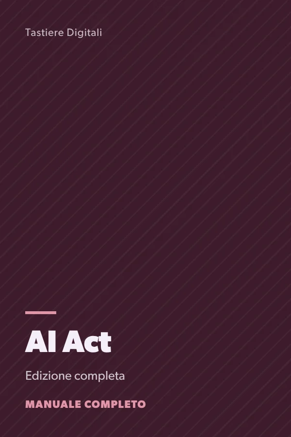 Copertina del manuale completo sull'AI Act